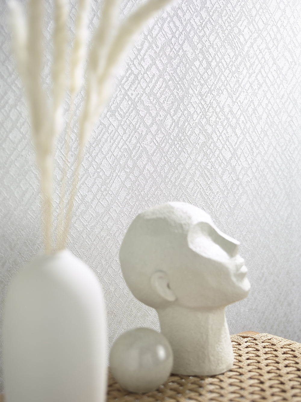 Papis Loveday - Metallic Cross Hatching industrial wallpaper Marburg    
