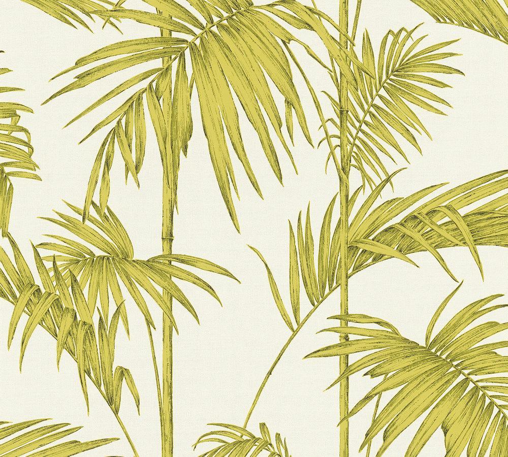 Metropolitan Stories - Palm Glam botanical wallpaper AS Creation Roll Green  369194