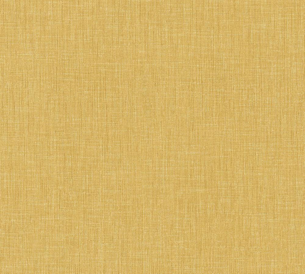 Metropolitan Stories - Looks Like Linen plain wallpaper AS Creation Sample Yellow  369221-S