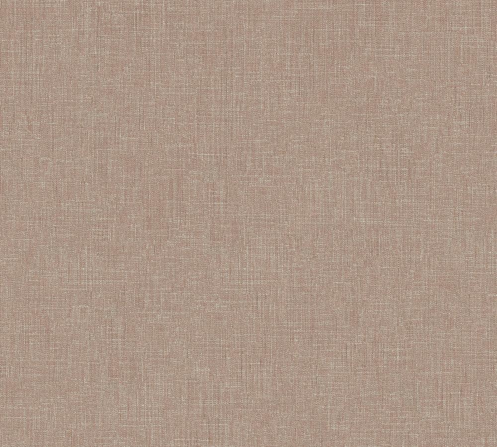 Metropolitan Stories - Looks Like Linen plain wallpaper AS Creation Roll Brown  369225