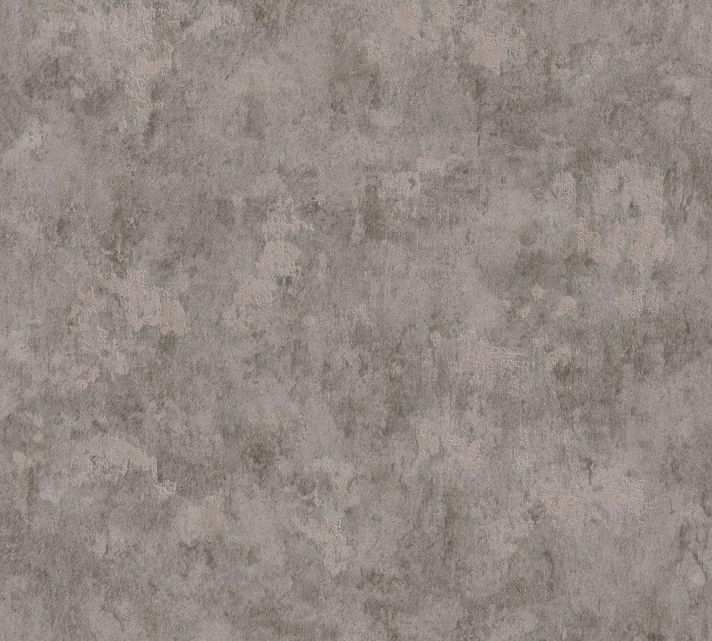Industrial Elements - Weathered Concrete plain wallpaper AS Creation Sample Grey  369241-S