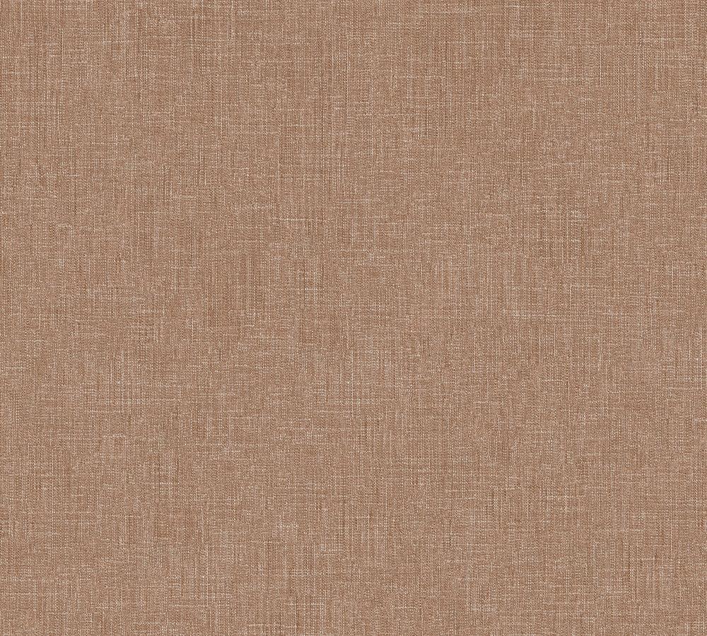 Metropolitan Stories - Linen Fresh plain wallpaper AS Creation Roll Light Brown  369251