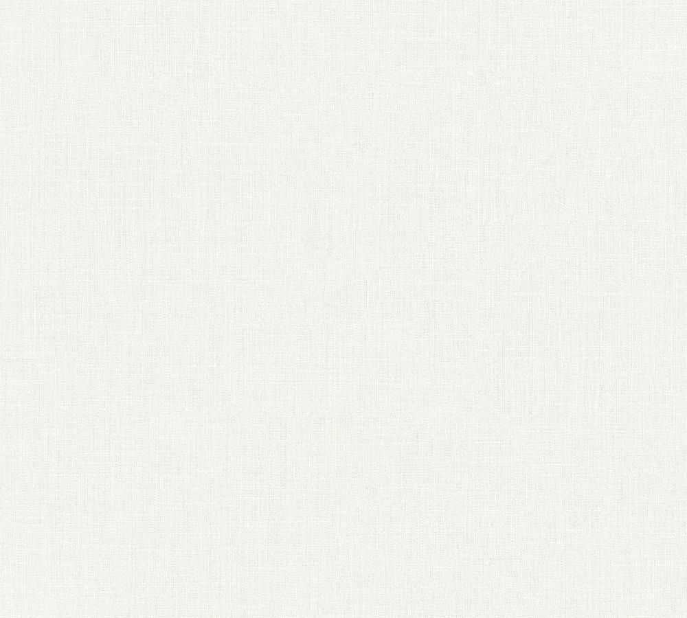 Metropolitan Stories - Linen Fresh plain wallpaper AS Creation Roll Light Grey  369253