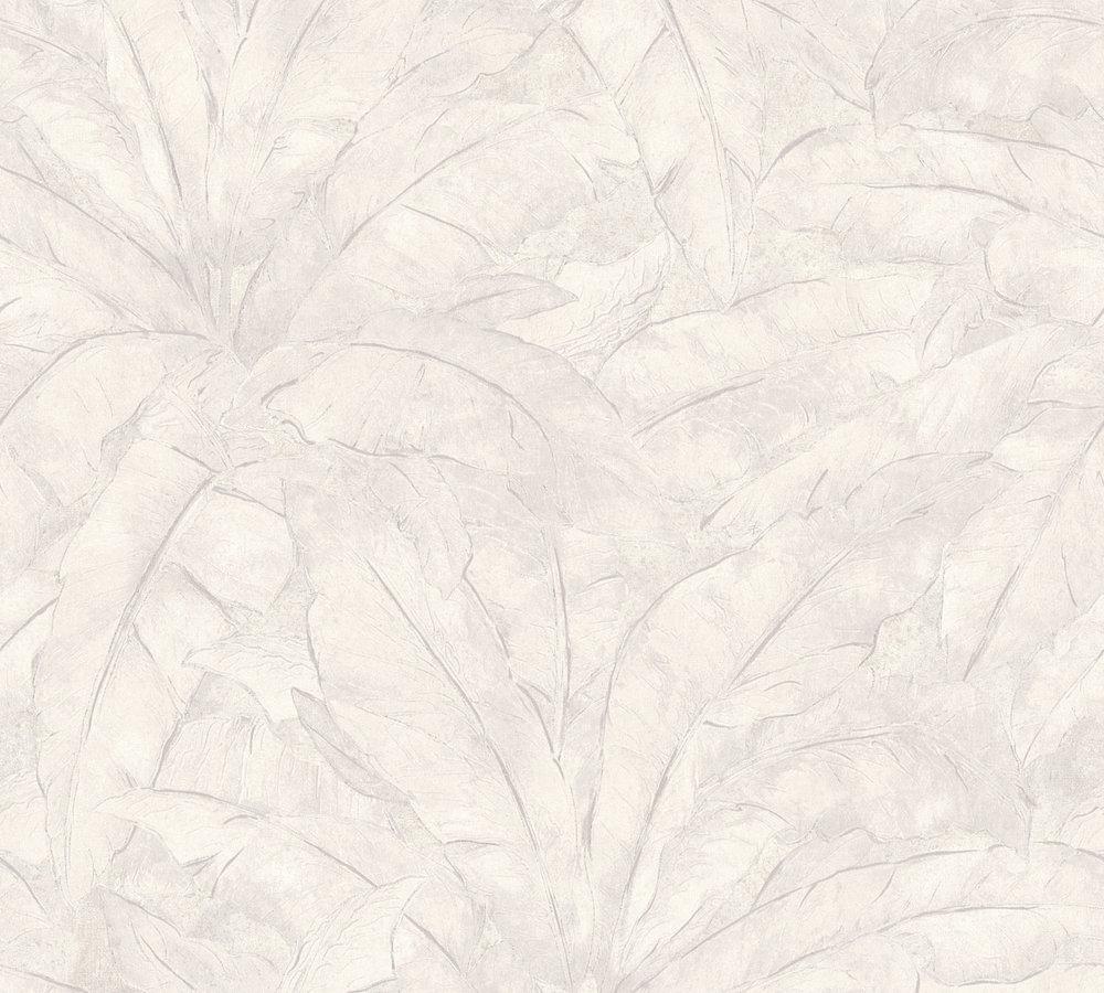 Metropolitan Stories - Luxury Palms botanical wallpaper AS Creation Roll Light Cream  369274