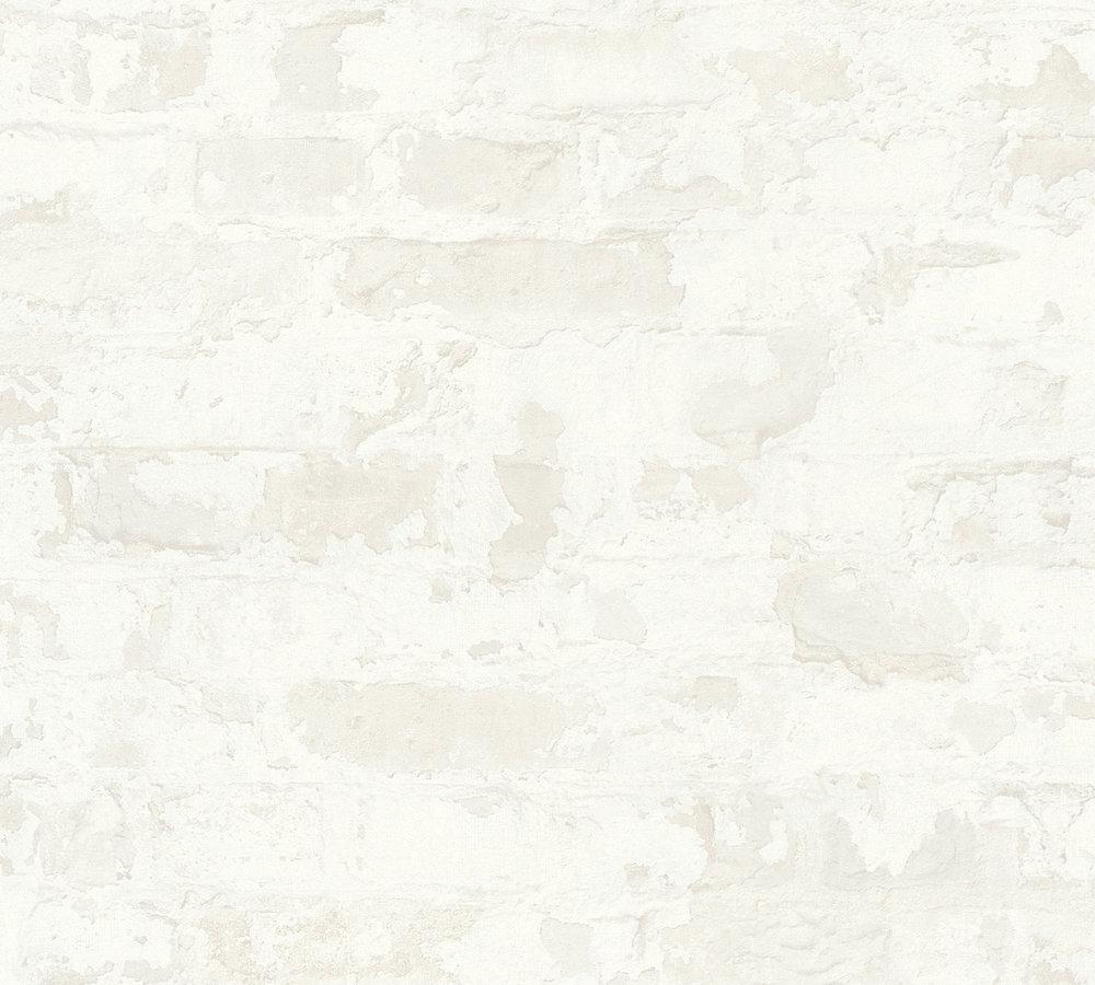 Industrial Elements - Warehouse Brick industrial wallpaper AS Creation Roll Cream  369294