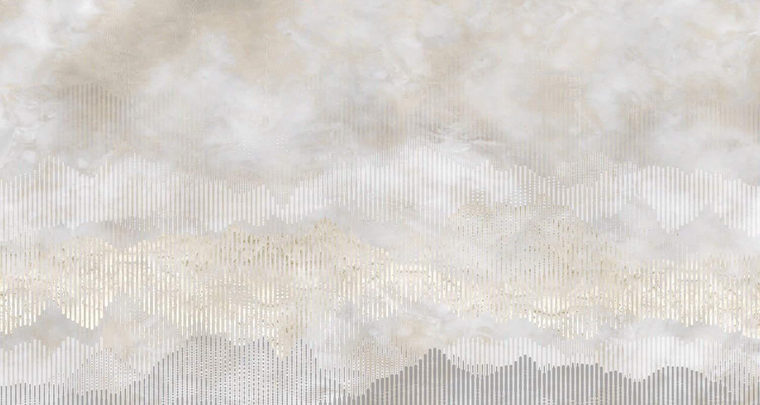 Violet - Beyond the Line digital print Muance White   11020