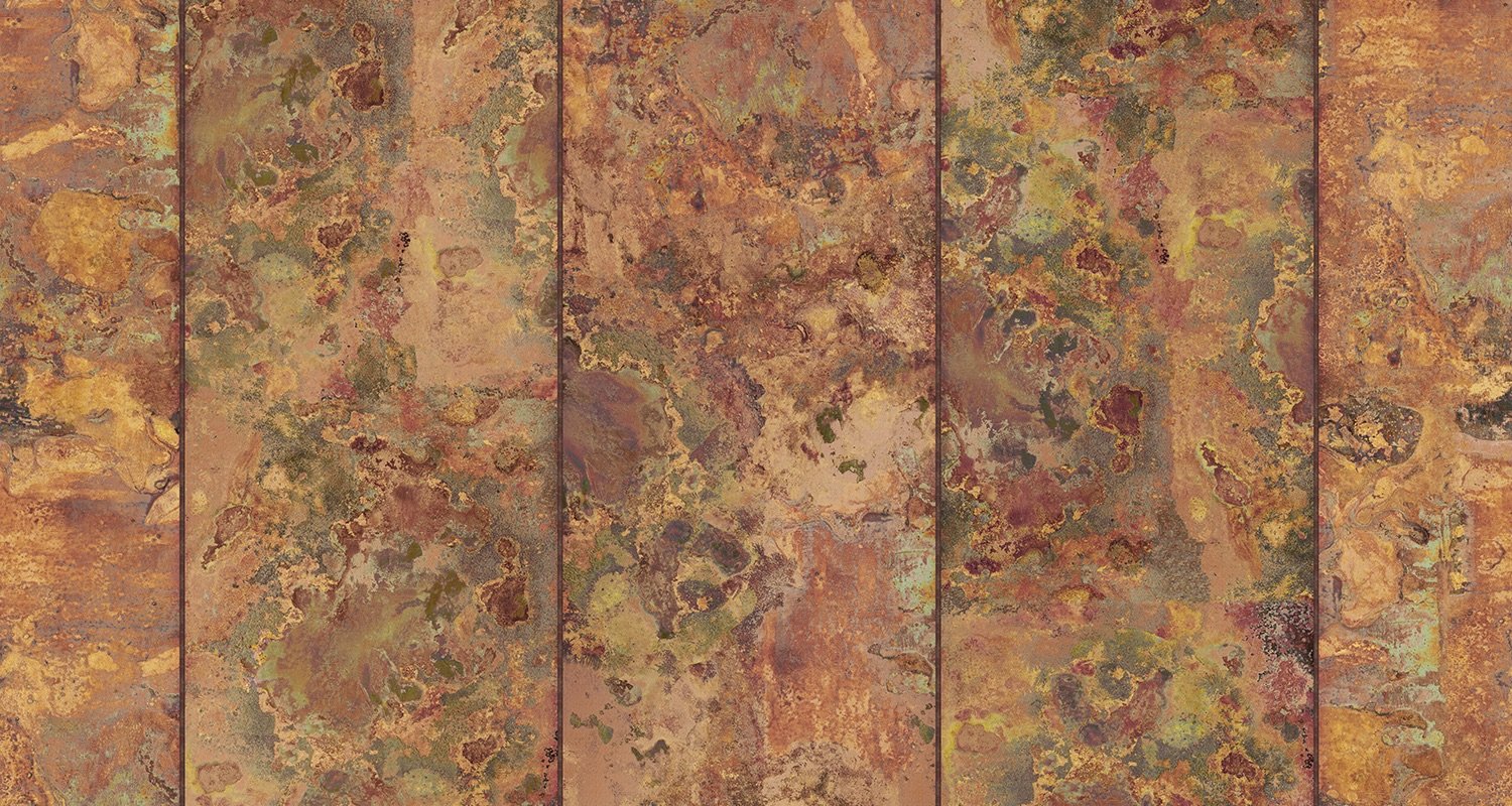 Violet - Patina Glaze digital print Muance Copper   11030