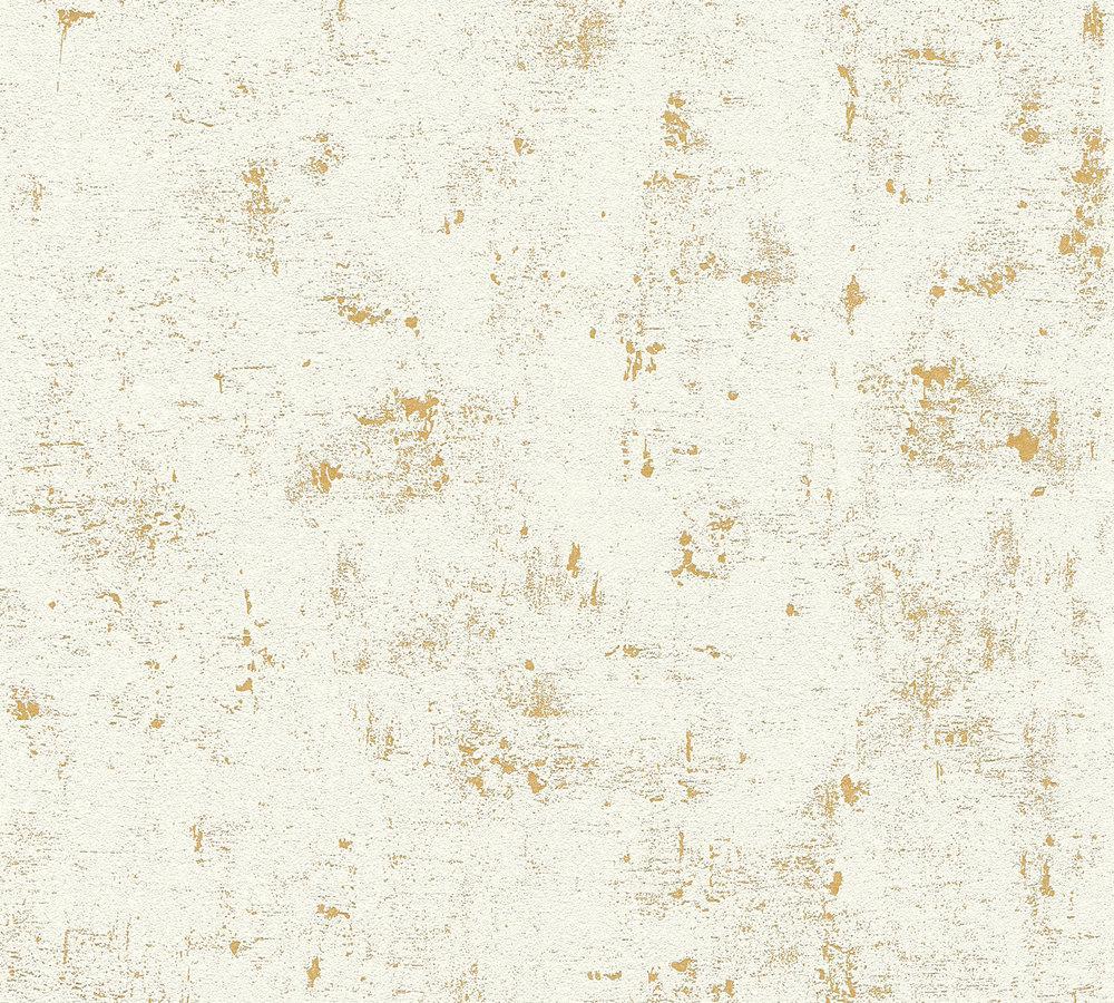Trendwall - Gilded With Gold bold wallpaper AS Creation Roll Cream  230775