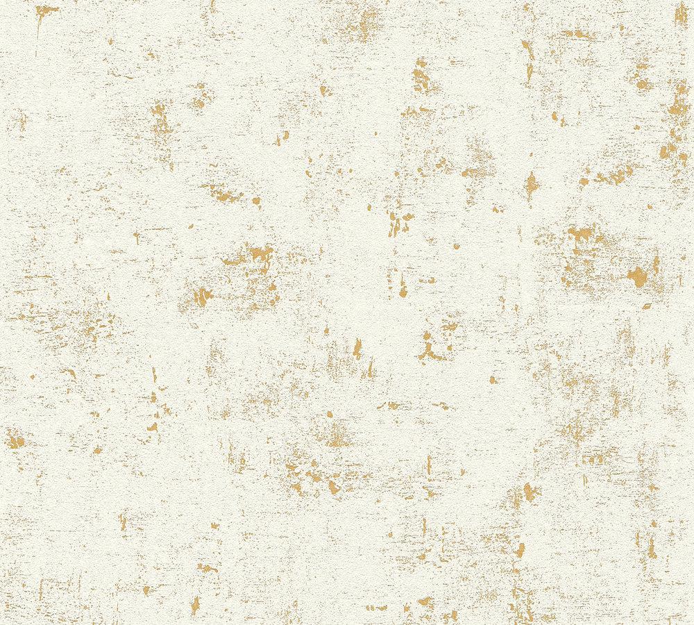 Trendwall - Gilded With Gold bold wallpaper AS Creation Roll Cream  230775